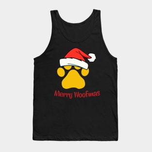 Paw Dog Merry Woofmas T-shirt Tank Top